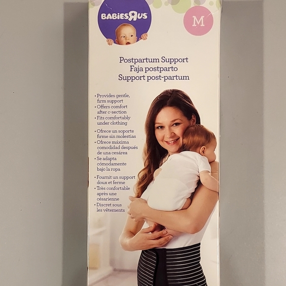 NEW BABIES R US POST-PARTUM BACK SUPPORT BACK OFFERS COMFORT AFTER C-SECTION (M) - Picture 4 of 8